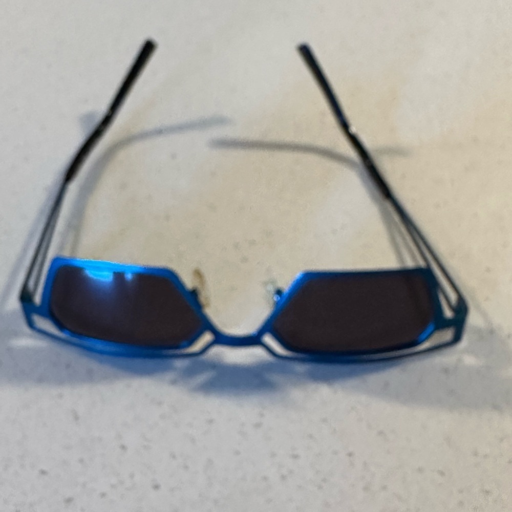 Isson Australia sunglasses pre owned Piero NBL 52 21 145 blue with blue lenses - Picture 7 of 14